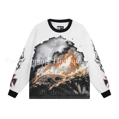 Mirror Quality Godspeed Shirt Mens T Shirt Long Sleeve Shirts Mens Top Spring Autumn round Neck Sweatshirt Mens Clothing Shirts for Men Designer Godspeed Hoodie