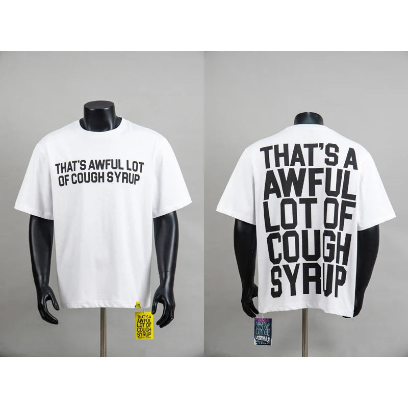 American Trend That'S a Awful Lot of Cough Syrup Short Sleeve Shirt Streetwear Distressed Flannel Pink Plaid Shirt Tops