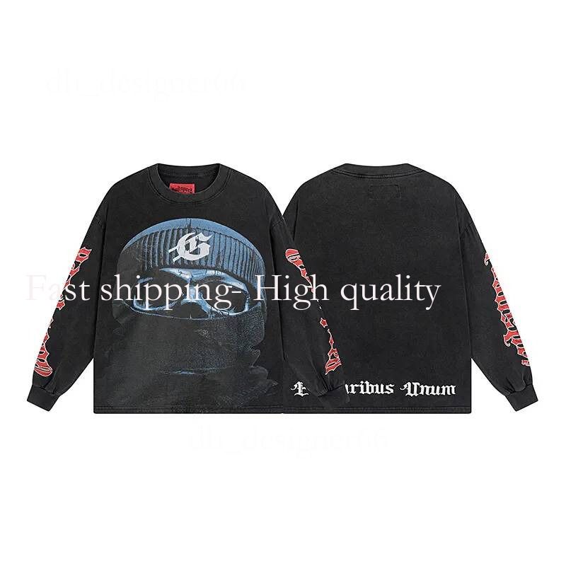 Mirror Quality Godspeed Shirt Mens T Shirt Long Sleeve Shirts Mens Top Spring Autumn round Neck Sweatshirt Mens Clothing Shirts for Men Designer Godspeed Hoodie
