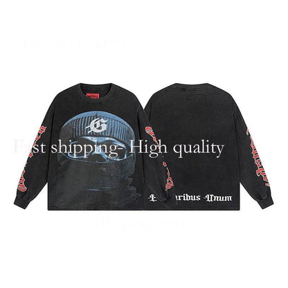 Mirror Quality Godspeed Shirt Mens T Shirt Long Sleeve Shirts Mens Top Spring Autumn round Neck Sweatshirt Mens Clothing Shirts for Men Designer Godspeed Hoodie