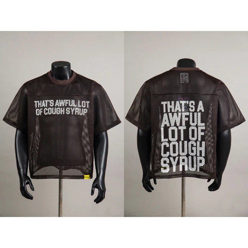 American Trend That'S a Awful Lot of Cough Syrup Short Sleeve Shirt Streetwear Distressed Flannel Pink Plaid Shirt Tops